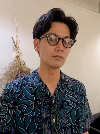 メンズ ちばた/レイヤー 似合わせ/大阪中津のヘアスタイル