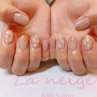 ネイル La neige* yuki 🥯🍑のネイルデザイン