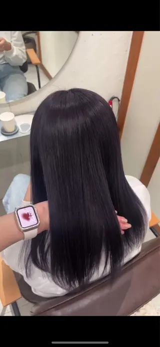 カラー 北川 茉奈のヘアスタイル