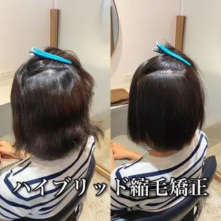 ショート カラー パーマ ブリーチ縮毛矯正/ デサキ ショウヘイのヘアスタイル