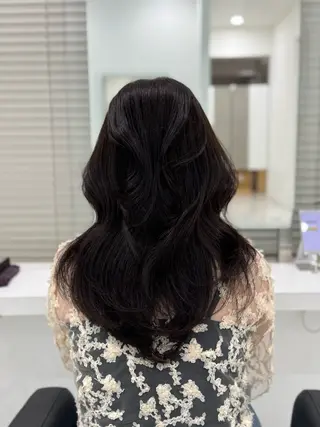 セミロング ブリーチなし暖色 ❤️kanata❤️のヘアスタイル