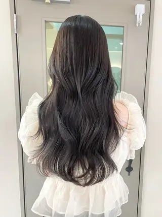 ロング カラー 横浜/レイヤーカット /韓国ヘア/佐藤記正のヘアスタイル