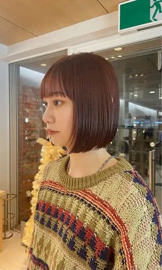 ショート nuu 栄所属・🧸SAKI🎀 韓国レイヤーのヘアスタイル