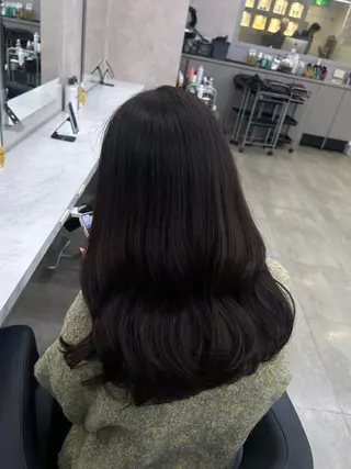 カラー 透明感ベージュ🤎 ナチュラルレイヤーのヘアスタイル