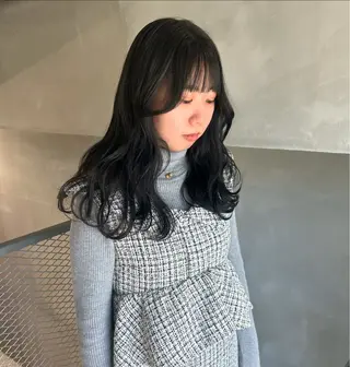 セミロング カラー 透明感カラー🫧 nanohaのヘアスタイル