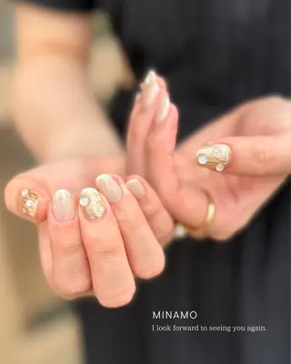 ネイル Seemly 千田町店所属・フラワーパラジェル 🌸シームリーエミのネイルデザイン