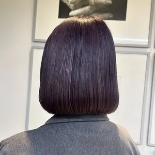 ミディアム カラー カジュアルを女っぽく 𝗮𝘆𝗮𝗰𝗼のヘアスタイル