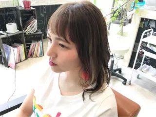 ミディアム カラー メンズ指名多数!! SiLO 田島のヘアスタイル