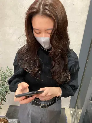 セミロング 梅田美容室/カット /Maoのヘアスタイル