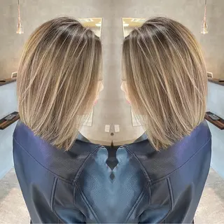 ミディアム カラー RIENSリエンス ✂️木村康二✂️のヘアスタイル