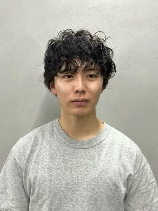 ショート パーマ メンズ メンズ/ダブルカラー /パーマ/来栖慧💈のヘアスタイル