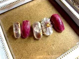 ネイル aime 中崎町のネイルデザイン