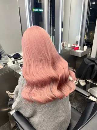 ロング カラー ヘアアレンジ 韓国ヘア🖤/透明感 shihoのヘアスタイル