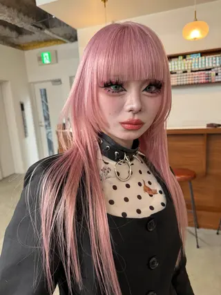 セミロング PELE/ハイトーン /初田芽以のヘアスタイル