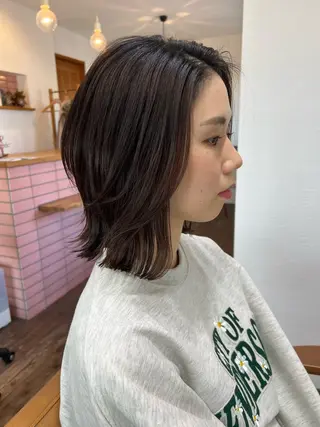 ミディアム Strawberry所属・原田 志保のヘアスタイル