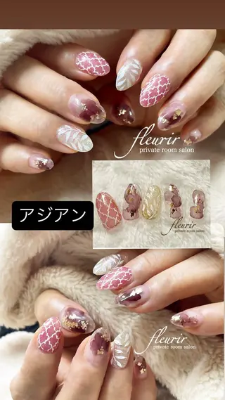 ネイル フルリール 【プライベートサロンのネイルデザイン