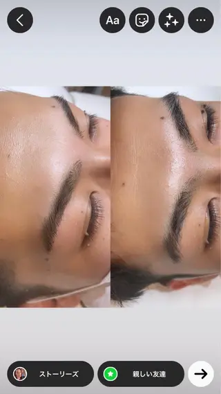 メンズ アイブロウ ponopipi 宇津木のエステ・リラクイメージ