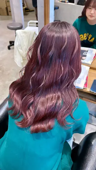 ロング カラー suri-ru hair【スリールヘアー】所属・FURUSAWA AOIのヘアスタイル