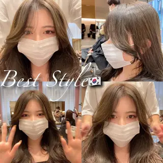 ロング 韓国ヘア🇰🇷髪質 改善たけるのヘアスタイル