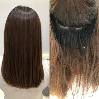 ミディアム カラー パーマ キッズ ネイル マツエク・マツパ 堀井 凌平のヘアスタイル