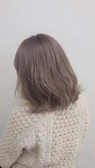 ミディアム カラー ヘアアレンジ 🪞韓国🤍大人っぽ 艶髪🤍FRUITSのヘアスタイル