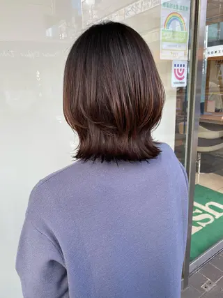 ミディアム カラー 寺内 紳悟のヘアスタイル