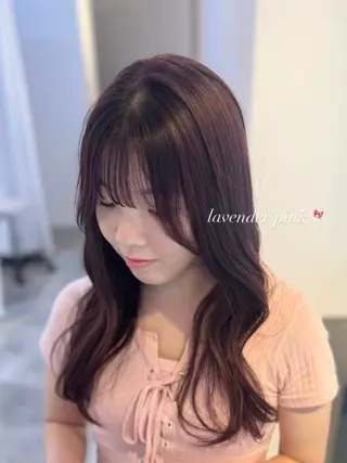 カラー mareka/顔周り /透明感カラー🤍のヘアスタイル