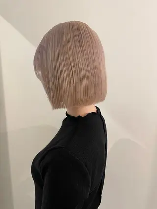 ショート カラー 渋谷 留菜のヘアスタイル