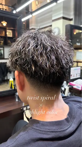 ショート パーマ 山本拓実 立川美容師のヘアスタイル