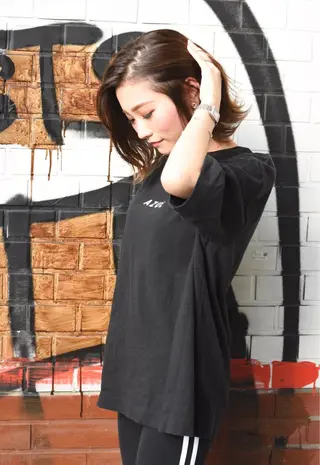 ミディアム カラー パーマ ヘアアレンジ 最高峰の技術力☆ 樋口健人のヘアスタイル