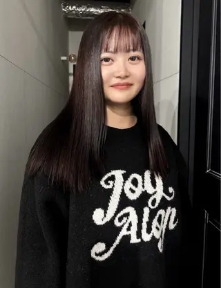 セミロング 岩間 萌々果/eimのヘアスタイル