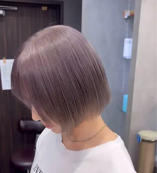 ミディアム ミルクティー/ピンク /ブロンド 咲良のヘアスタイル