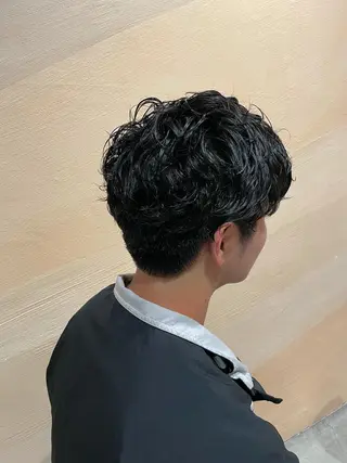 パーマ メンズ 箭内葉月/メンズ👔 ワンカールパーマのヘアスタイル