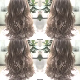 ロング カラー 井上 一平のヘアスタイル