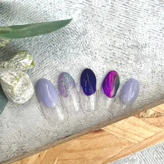 ネイル ⭐︎休業中の練習⭐︎ JNA認定講師髙橋のネイルデザイン