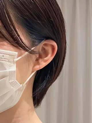 ショート 艶感/ナチュラル 🩵amiのヘアスタイル