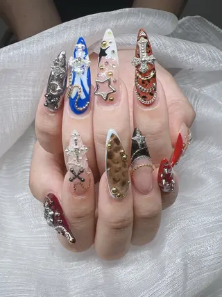 ネイル Lee Nails チップ長さだし専門店のネイルデザイン