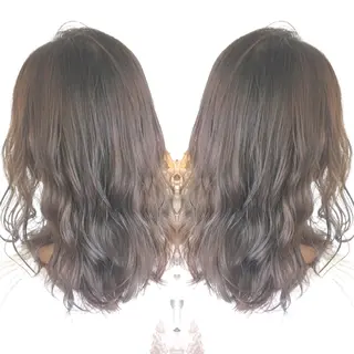 ロング カラー パーマ ヘアアレンジ エグチ アキラのヘアスタイル