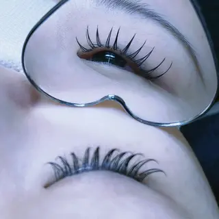 マツエク・マツパ Moe🤍Moon Doll Eyeのマツエク・マツパデザイン