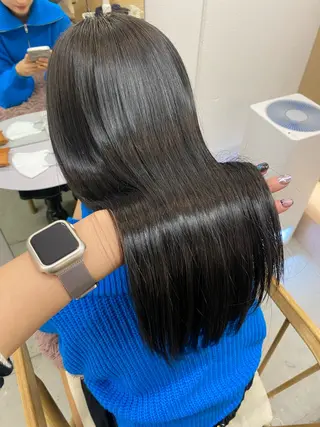 ロング カラー NIKO/名古屋/ 伏見/花屋併設のヘアスタイル