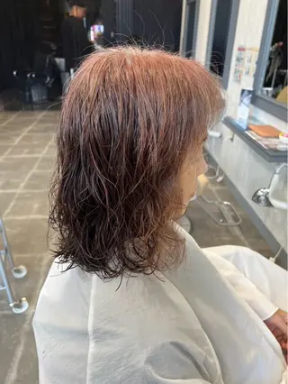 セミロング アートラッシュフォーヘア所属・柴田 新菜のヘアスタイル