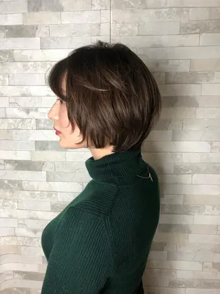 ショート カラー パーマ ショートの神✨AFL OAT 井上康平のヘアスタイル