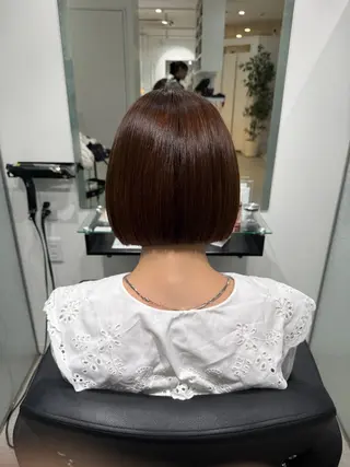 ショート ボブ/ハイトーン🪽 堀内志茉🍀のヘアスタイル