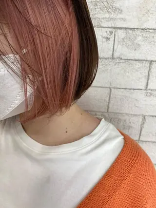 ショート カラー Eleanor立川北口所属・🦋YUI 髪質改善 ブリーチ　着付け🦋のヘアスタイル