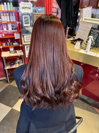 ロング 横浜ロングミディアム レイヤー/ 平林侑馬のヘアスタイル