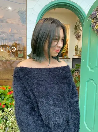 ミディアム 佐藤 美咲のヘアスタイル