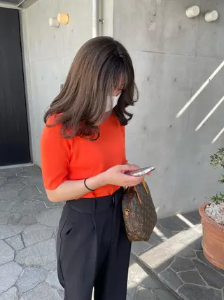 ミディアム カラー 🌿髪質改善🌿艶髪 透明感🌿karenのヘアスタイル