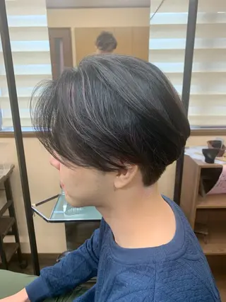 ショート カラー パーマスタジオ グレイス はやとのヘアスタイル