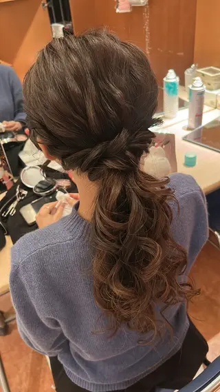 ロング 永澤 一輝のヘアスタイル