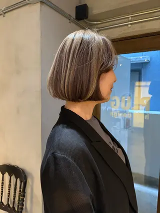 ショート とびまつ /ショート/脱白髪染のヘアスタイル